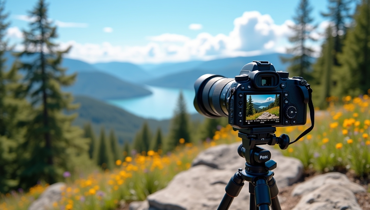 Photography team working together at a photoshoot